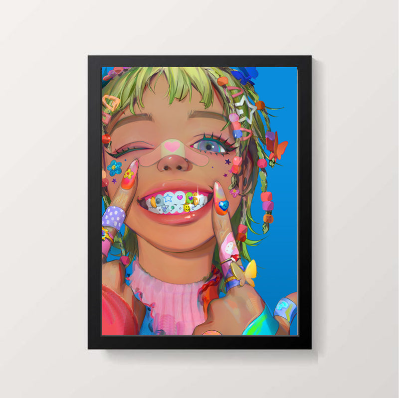 'Smile' Art Print